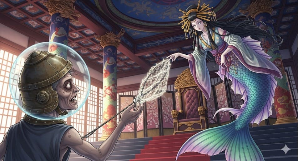人魚姫しらほしを奴隷にしようと企む