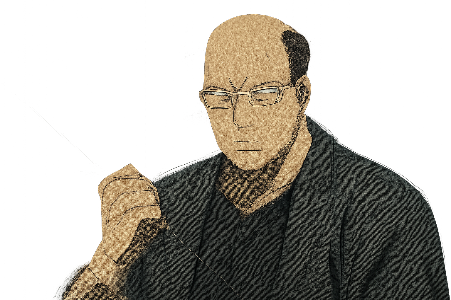 アニメ『SAKAMOTO DAYS』のロゴと、死刑囚アパートのキャラクターをイメージした画像