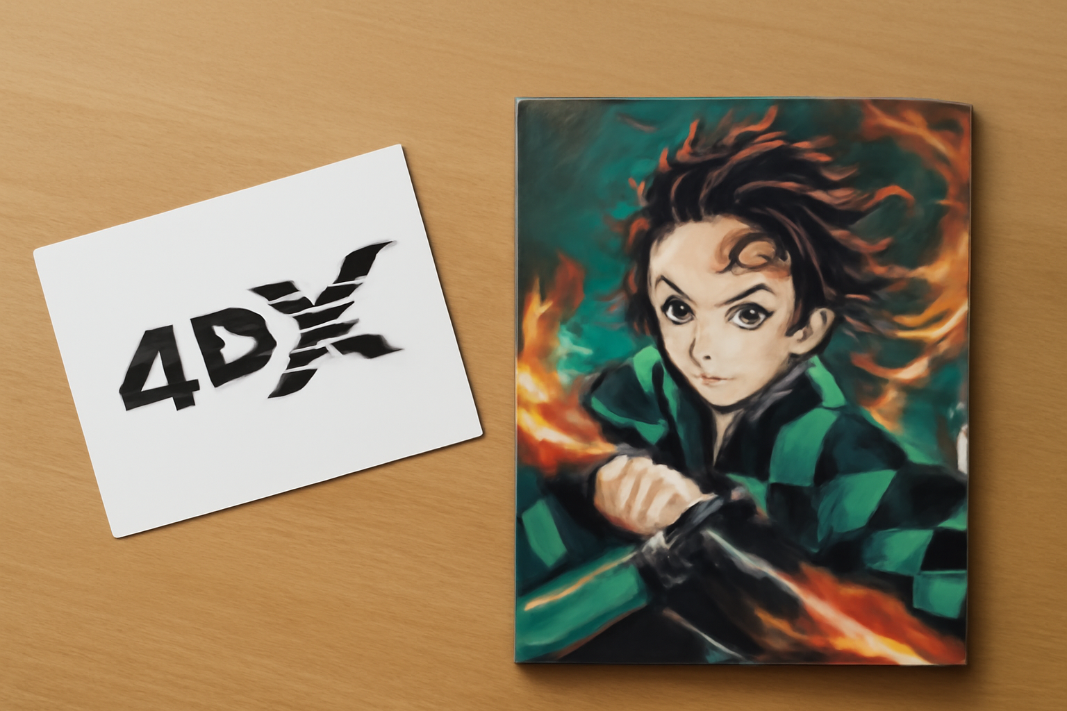 映画館のチケットと鬼滅の刃のパンフレットが置かれたテーブルなど、鑑賞後を想起させるイメージ画像