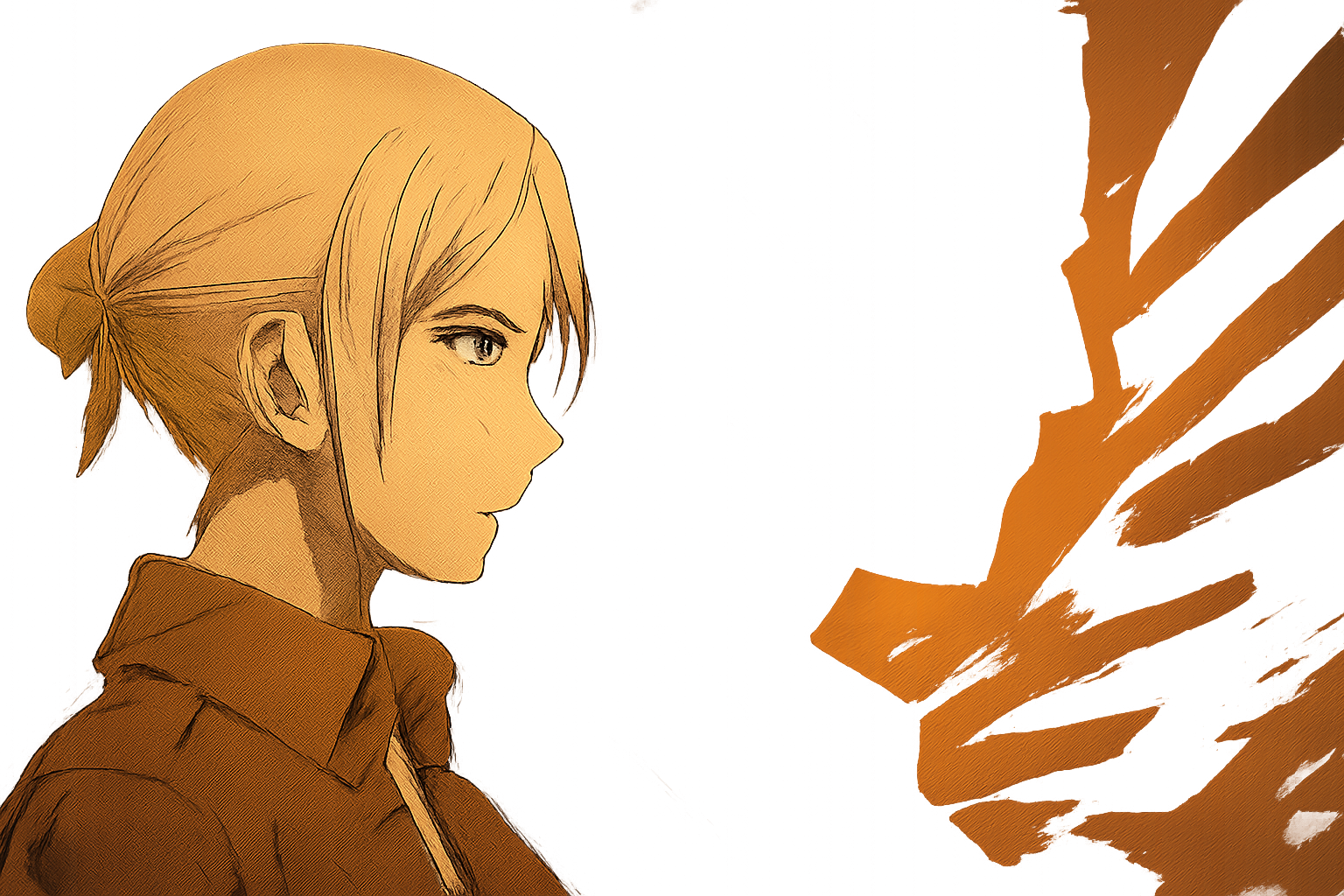 『進撃の巨人』のアニ・レオンハートとアニメシリーズの軌跡を象徴するイメージ