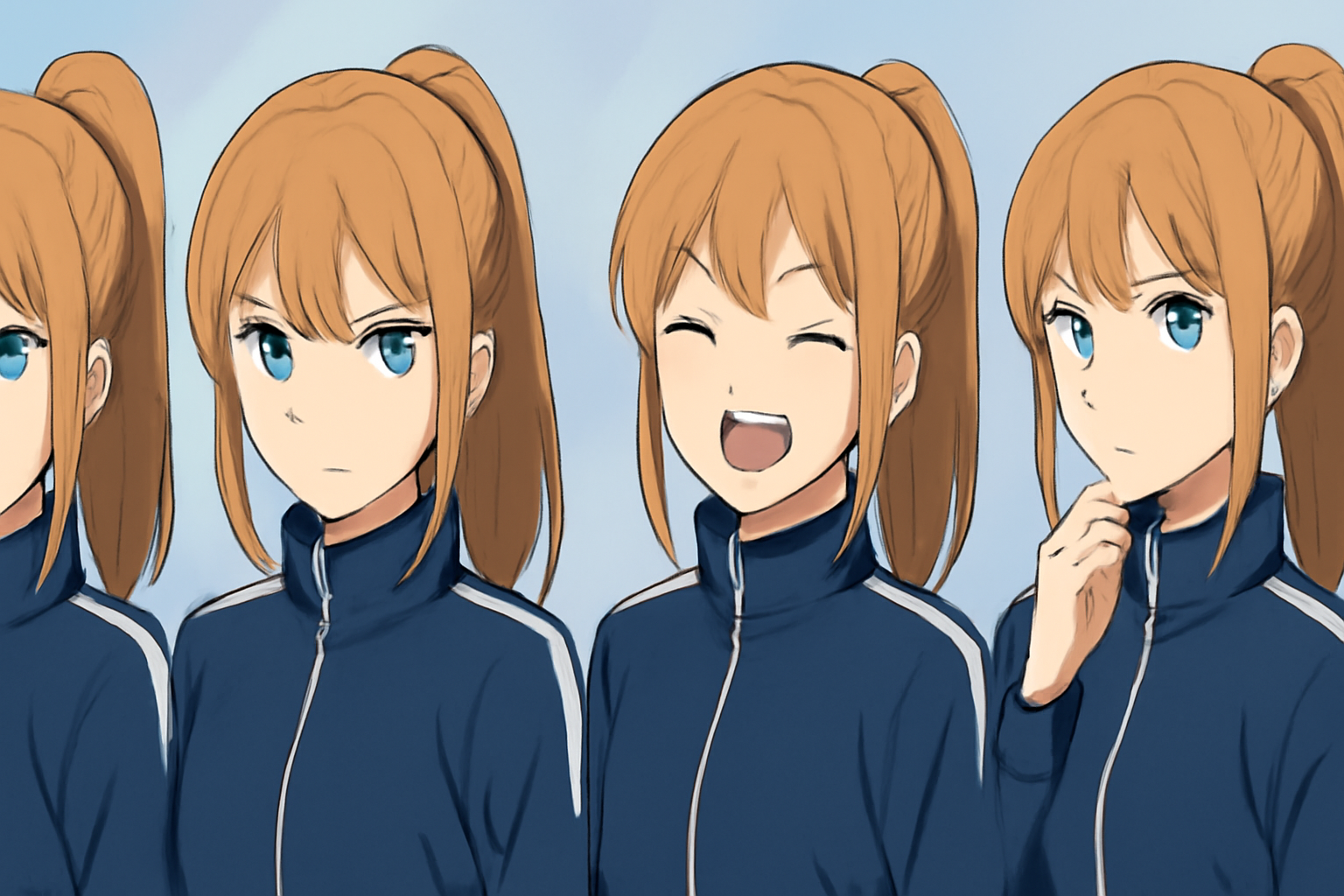 ブルーロックの帝襟アンリのキャラクタービジュアルや表情をまとめたイメージ画像
