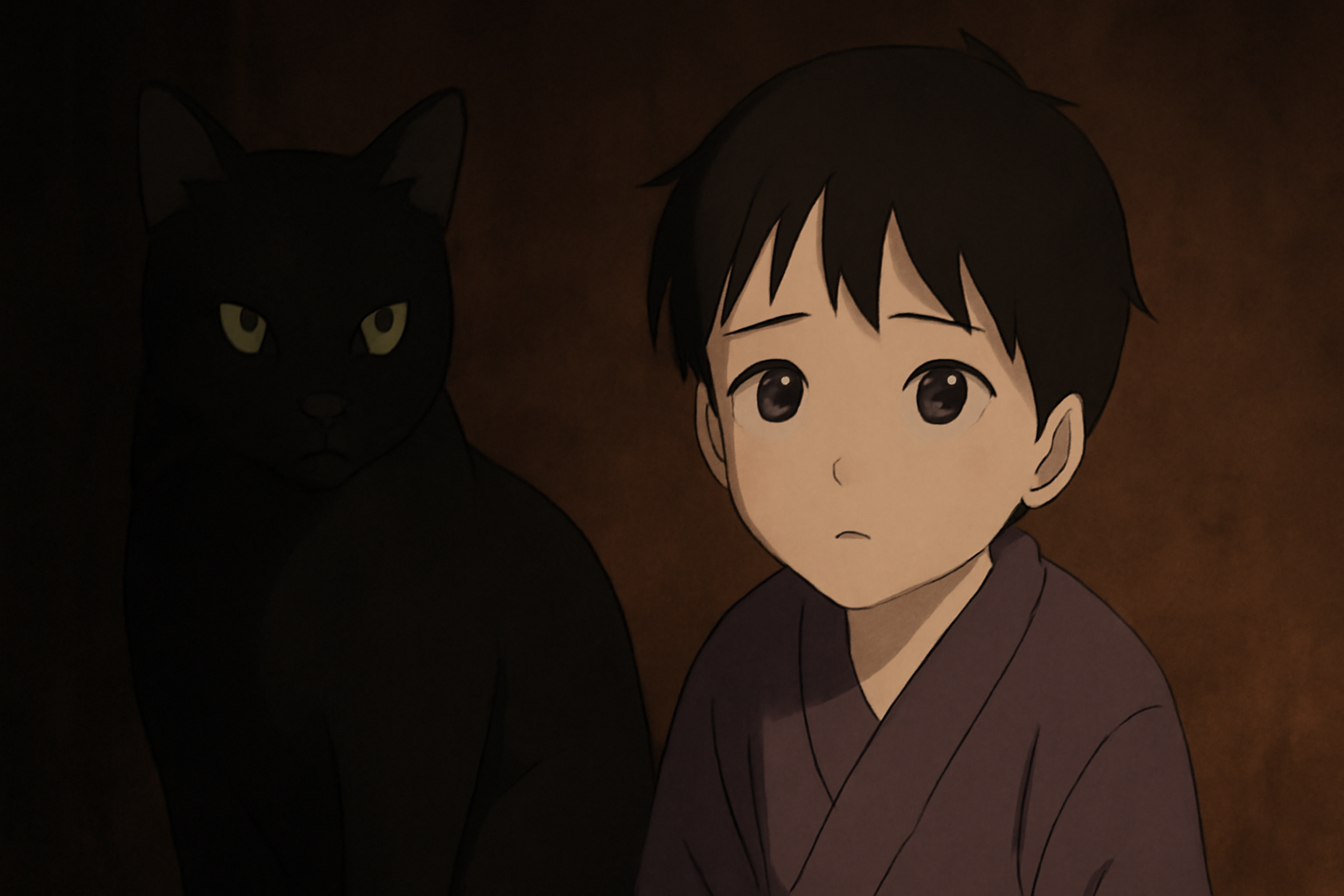 記事の主題を象徴する画像:猫猫と幼い少年、または後宮の不穏な空気を連想させる画像